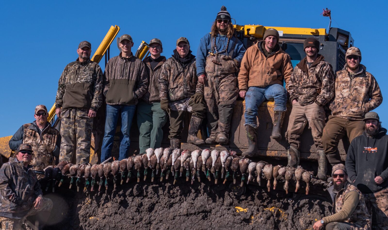 A celebration at the end of a North Texas hunt