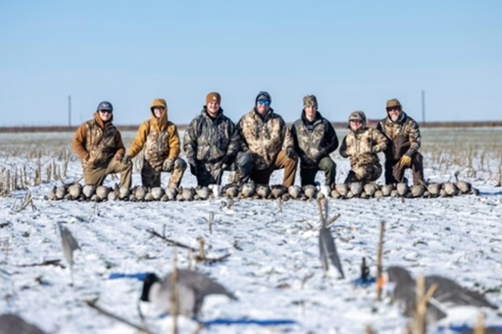 A group hunt at Dry Creek Outfitters