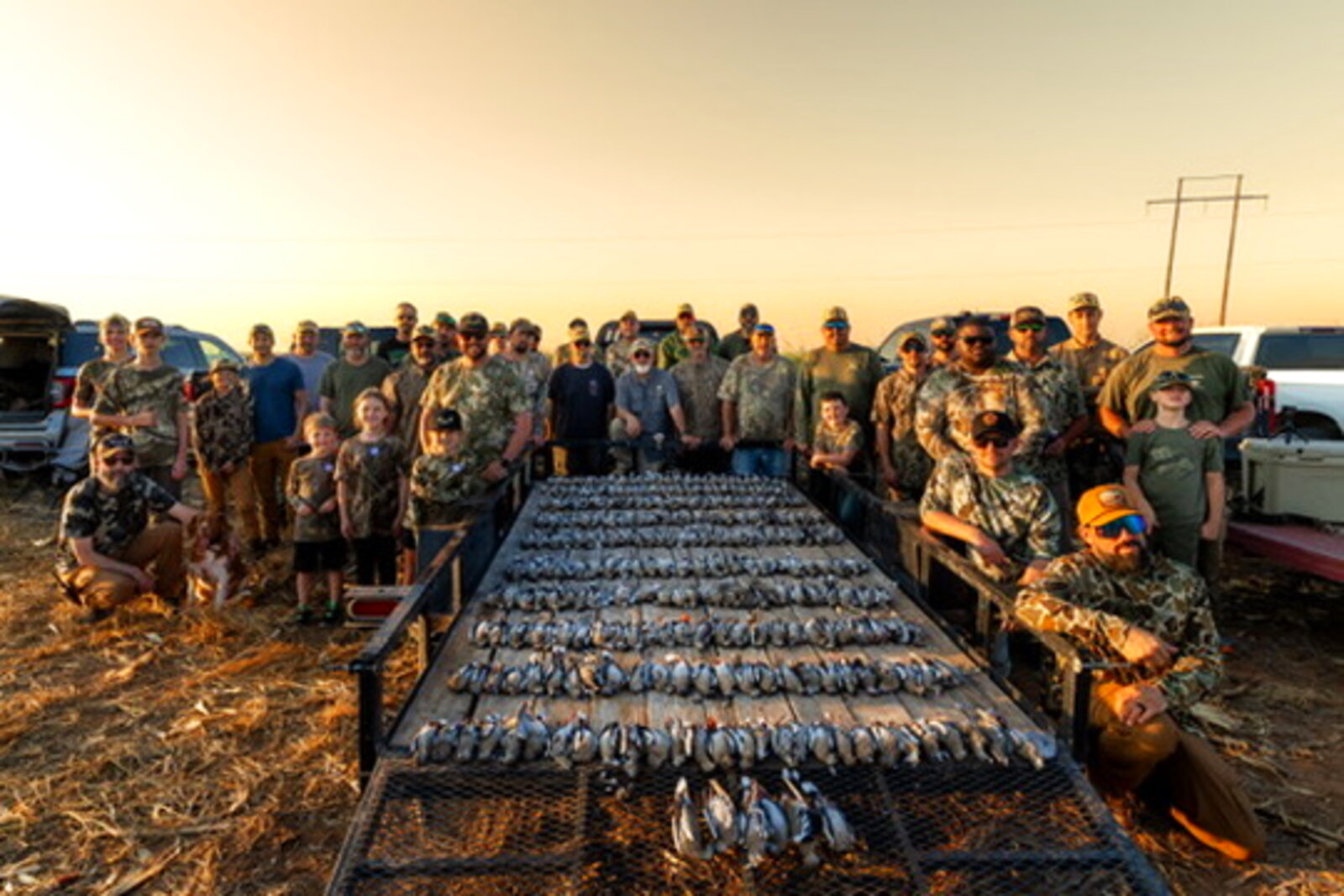 A group hunt at Dry Creek Outfitters