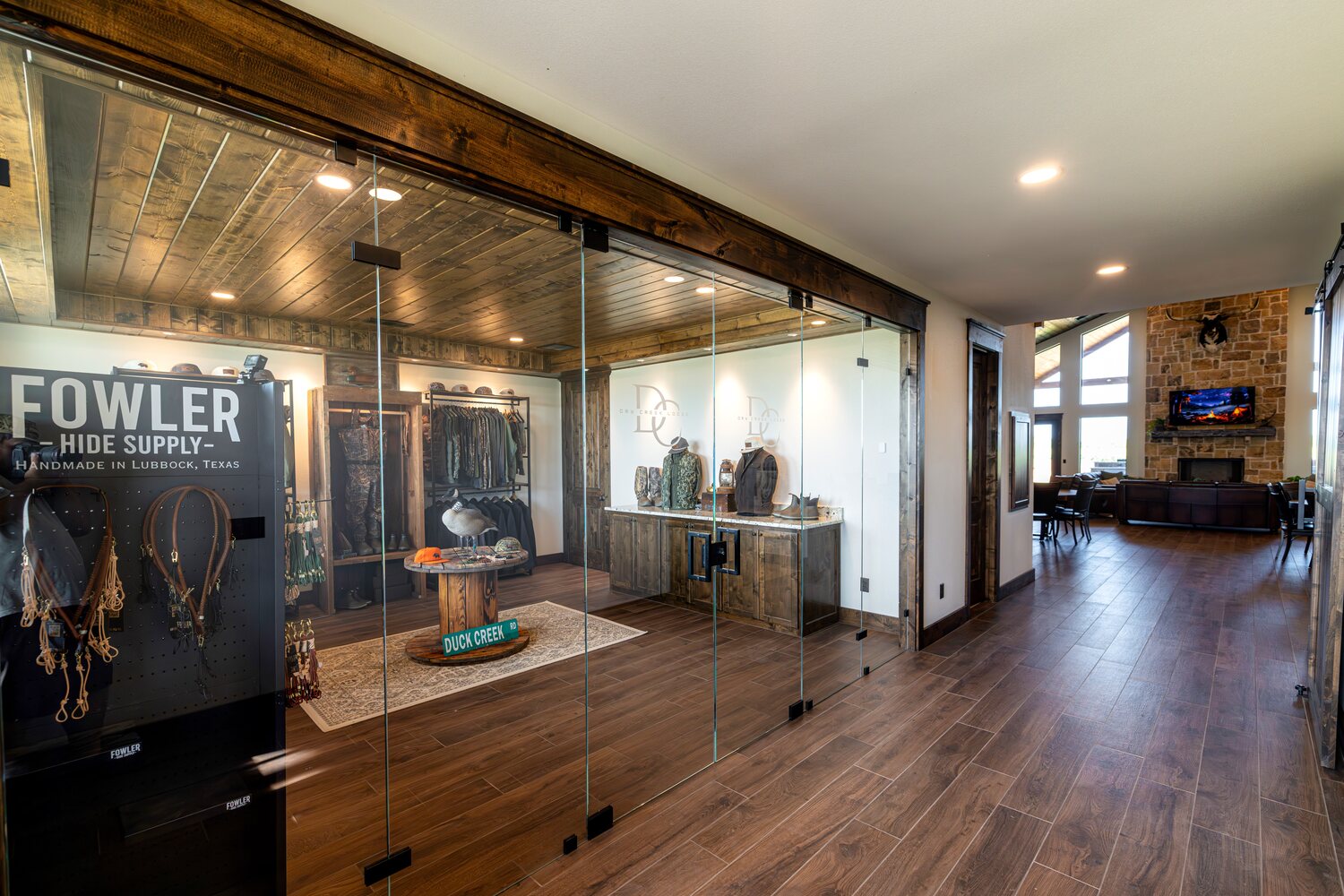 Game room at Pecan Creek Lodge